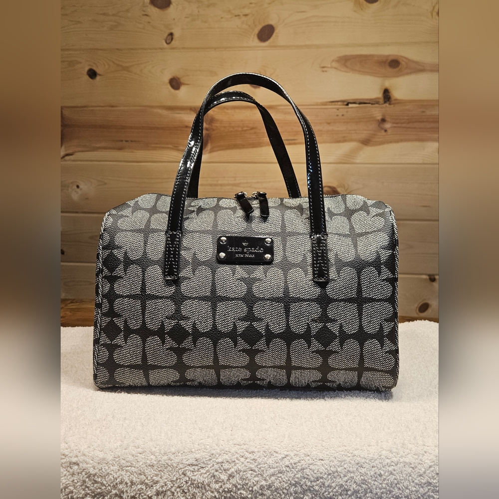 Kate Spade Elegant Black and Gray Tote